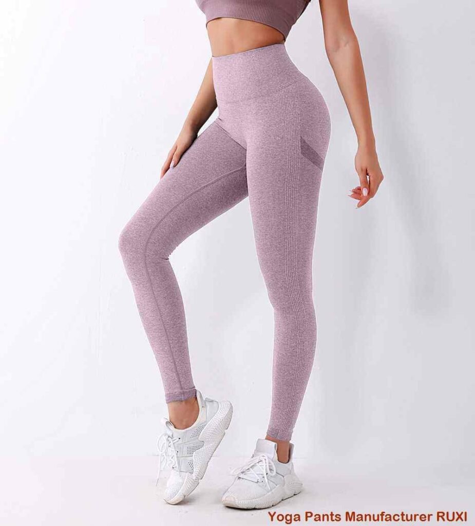 bleikar jóga buxur RUXI bd11