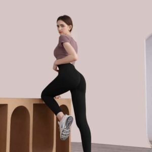 drapplitaðar jóga buxur RUXI